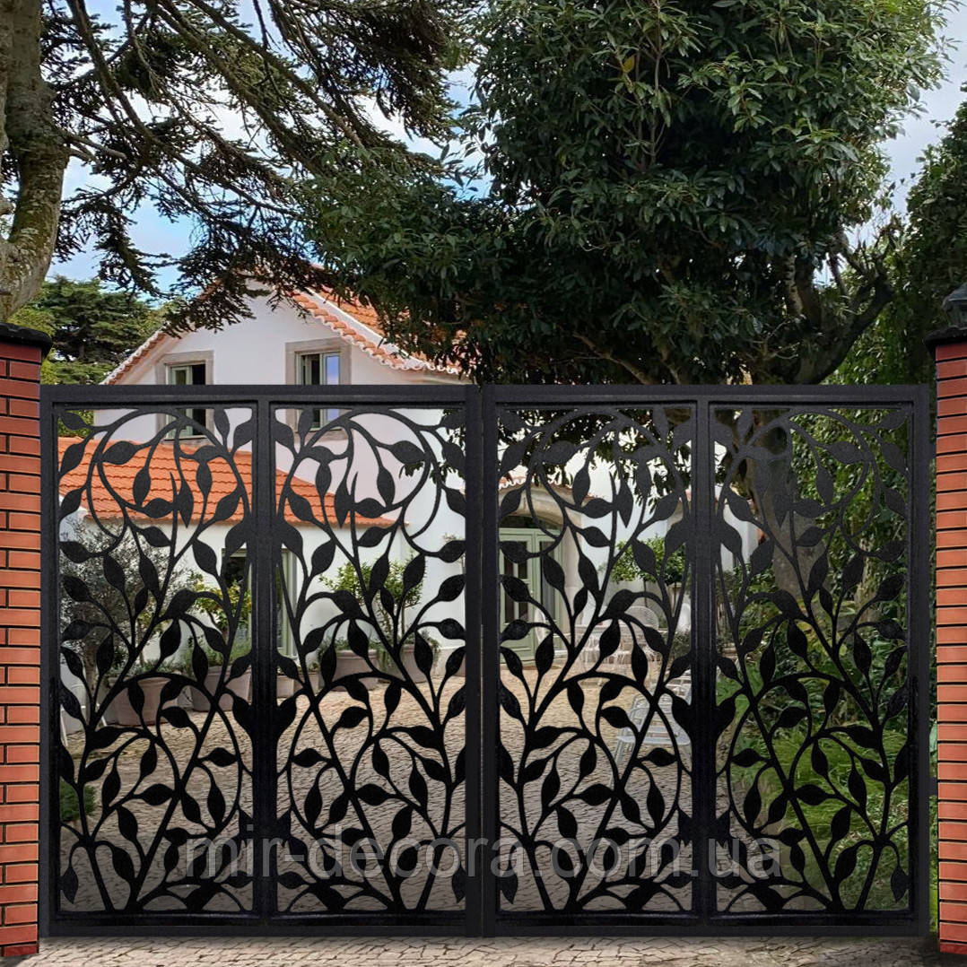 Ворота у двір розпашні ворота дворові ворота вуличні ворота