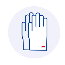 Засоби індивідуального захисту (рукавички, бахіли, шапочки, ххалати тощо)