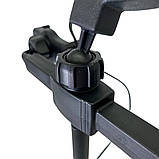 Настільна кільцева ЛЕД лампа USB з двома тримачами для телефонів та тримачем для мікрофона, фото 6