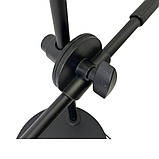 Настільна кільцева ЛЕД лампа USB з двома тримачами для телефонів та тримачем для мікрофона, фото 5