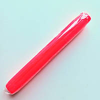 Полимерная глина Пластишка Пластика запекаемая палочка 17 грамм Красная флуоресцентная 0204