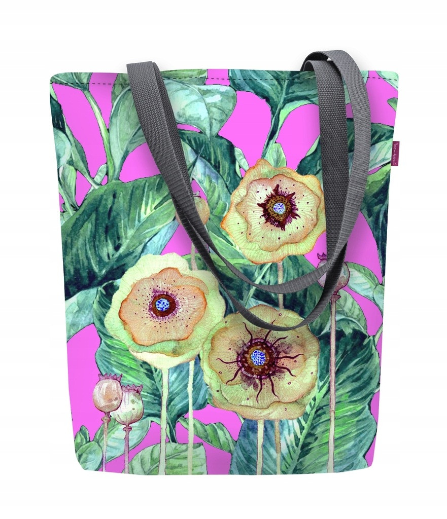 Сумка-шопер Bertoni Cordura з принтом Opium, фото 1