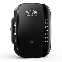 Беспроводной репитер, усилитель сигнала Wi-Fi 300 Мбит/с 2.4G, Black