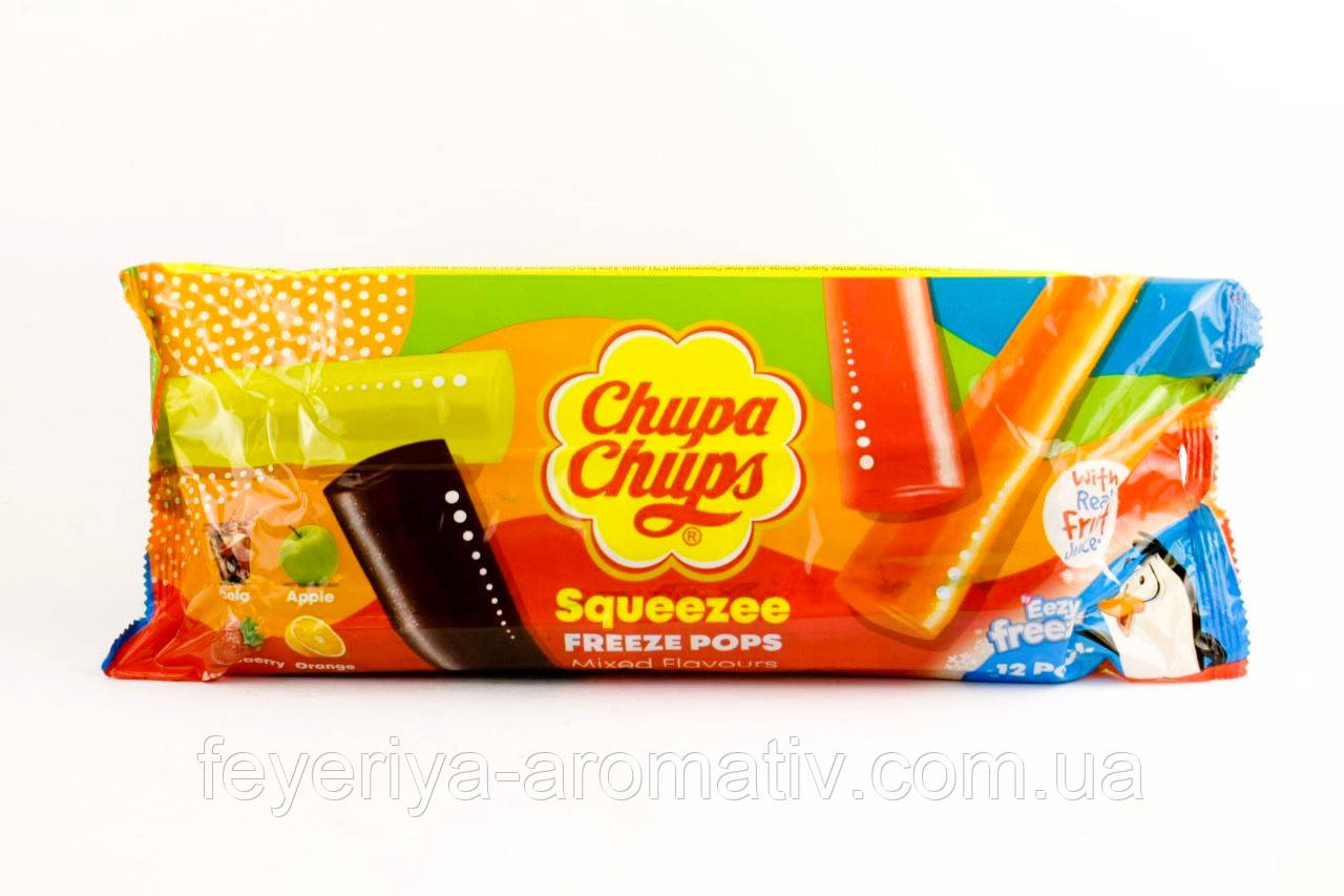 Фруктовий лід мікс смаків Chuppa Chups 12 шт по 45 г Велика Британія, фото 1