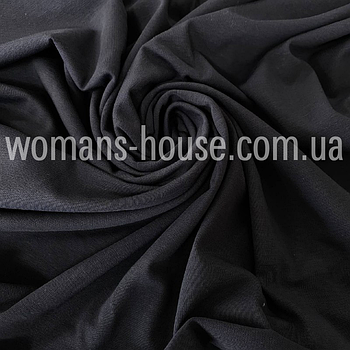 Ткань кулір стрейч Туреччина 190 г./м2 (футболкова) Темно-сірий