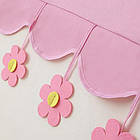 Дитячий ігровий намет у вигляді будиночка, 130х130х100 см, Рожевий / Дитячий будиночок намет / Намет для дітей, фото 5