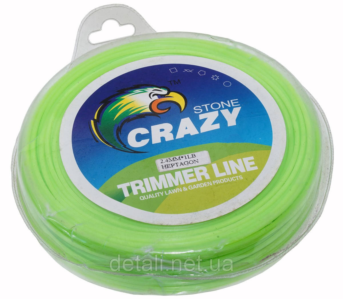 Ліска косильна семигранник d2.4 мм 1 LB (80 м)