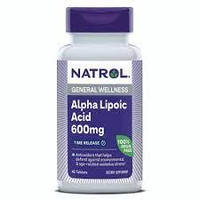 Natrol Альфа-липоевая кислота медленное высвобождение 600 мг 45 таблеток