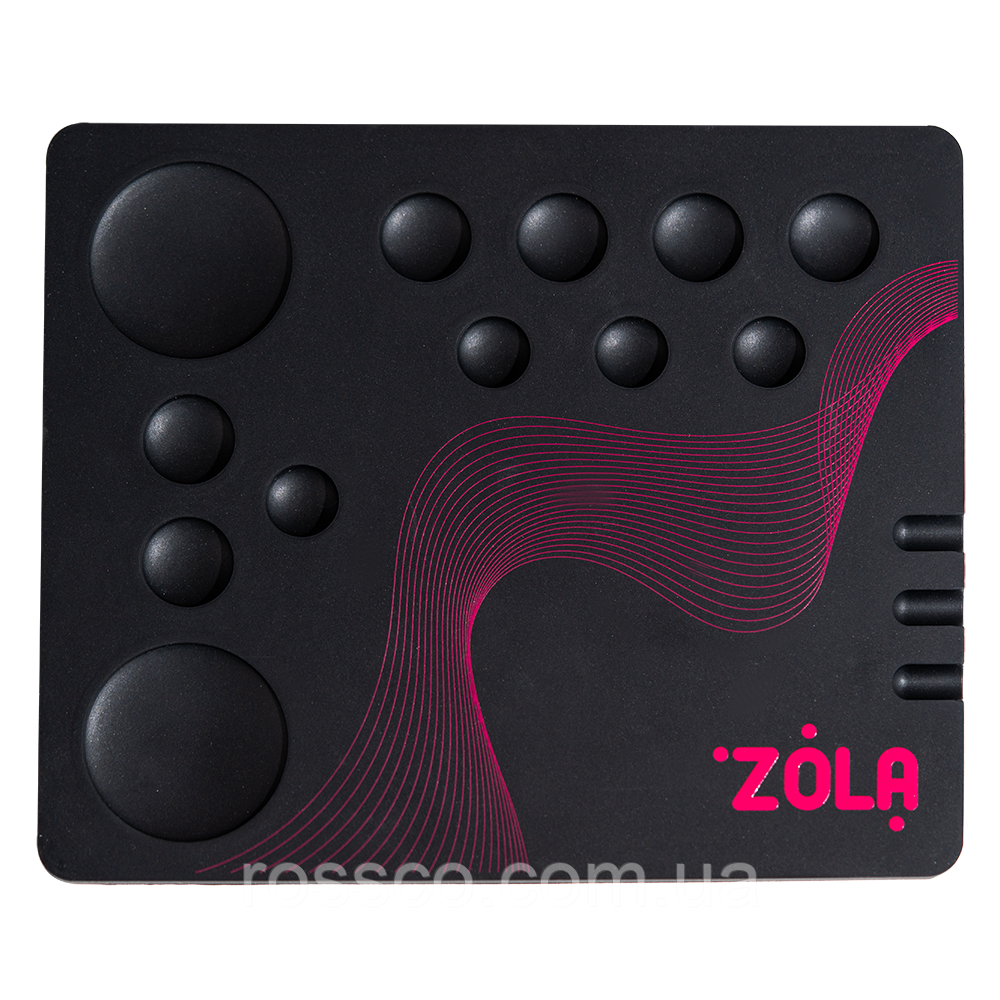 ZOLA КИЛИМОК СИЛІКОНОВИЙ MIXING PAD (ЧОРНИЙ)