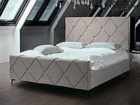 Мягкая кровать Ривьера 1660 (с декор. Изножьем)