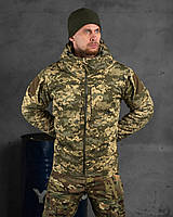 Водонепроникна Тактична куртка піксель з підкладкою Omni-Heat, військова куртка піксель Military Wars