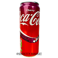 Газированный напиток Кока-Кола с вишневым вкусом Coca-Cola Cherry special edition 330 мл