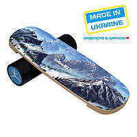 Балансборд InGwest Баланс борд Fantasy mountain (Balance Board Training System) з прогумованим ролером