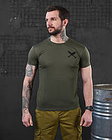 Тактическая футболка олива Мина, Военная футболка олива Мина coolmax Military Wars