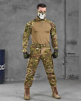 Летний тактический костюм мультикам камуфляж Attack, Военная летняя форма мультикам Military Wars