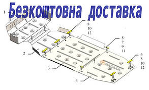 Захист двигуна Kia Sorento (2002-2009) (Захист двигуна Кіа Соренто) Кольчуга