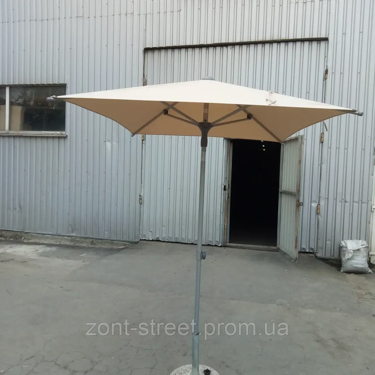 Зонт для бассейнов прямоугольный ALU 1,6 х 2м Balcony, с наклоном купола. - фото 7 - id-p1881173107