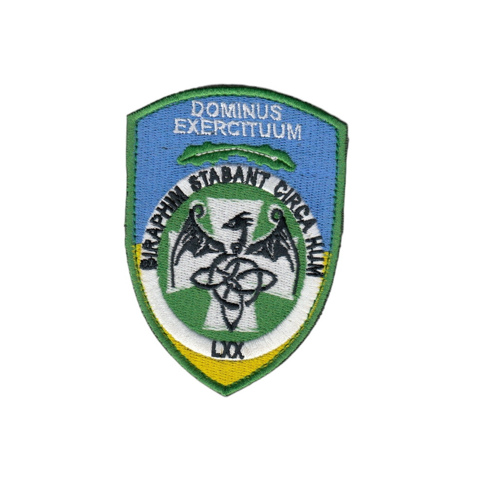 Шеврон ЗСУ, військовий / армійський, DOMINUS EXERCITUUM, на липучці, 15см * 9,5 см