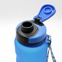Бутылка синяя пластиковая для воды Sports топ