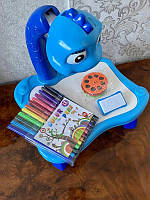 Детский стол проектор для рисования со светодиодной подсветкой, столик для творчества Отличный подарок детям