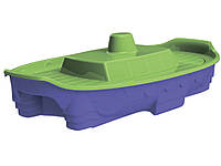 Пісочниця для дітей корабель Doloni Toys 03355/2 (розмір 78,4 х150, 5х38 см)