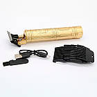 Тример для стрижки VINTAGE T9 + Подарунок Міні електробритва / Машинка для стрижки волосся, вусів і бороди, фото 8