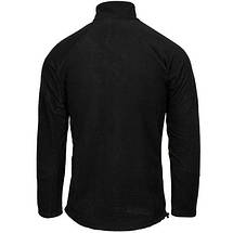 Флісова кофта тактична Helikon-Tex Alpha Tactical Jacket Black BL-ALT-FG-01-B06 куртка на блискавці чорна, фото 5