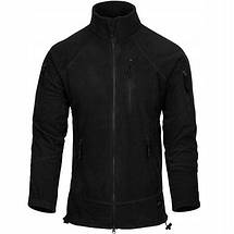 Флісова кофта тактична Helikon-Tex Alpha Tactical Jacket Black BL-ALT-FG-01-B06 куртка на блискавці чорна, фото 3