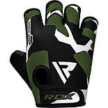 Рукавички для фітнесу RDX F6 Sumblimation Black/Green XXL, фото 3