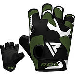 Рукавички для фітнесу RDX F6 Sumblimation Black/Green XXL, фото 6