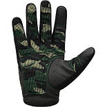 Рукавички для фітнесу RDX T2 Touch Screen Friendly Full Fingerf Army Green M, фото 3