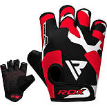 Рукавички для фітнесу RDX F6 Sumblimation Red L, фото 3