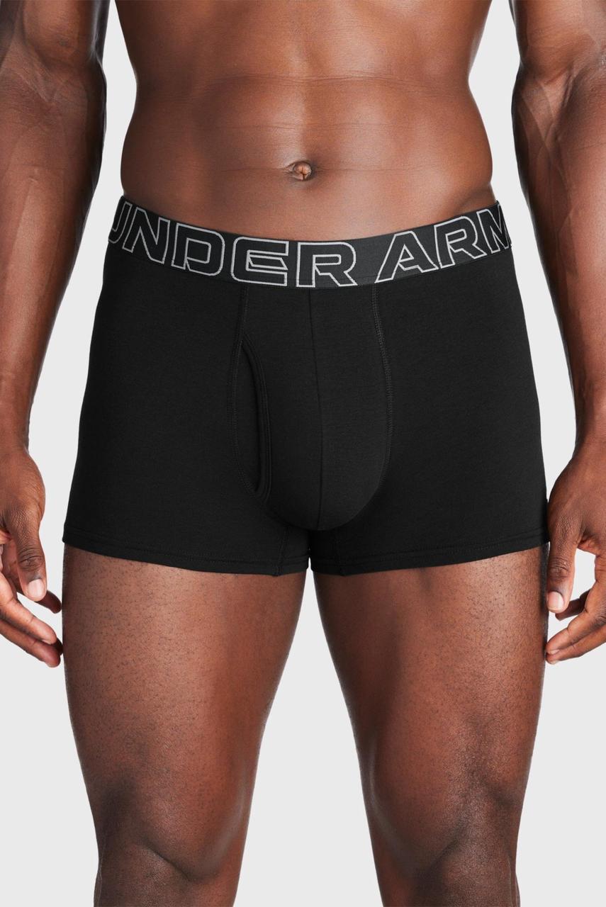 Чоловічі Труси M UA Perf Cotton 3in Чорний M (1383891-001 M)