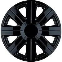 Колпаки на колеса Jestic R13 Cosmos Black, ковпаки на диски (комплект 4 шт.)+Подарок комплект хомутов.