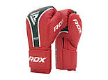 Боксерські рукавиці RDX AURA PLUS T-17 Red/Black 12 унцій (капа в комплекті), фото 8