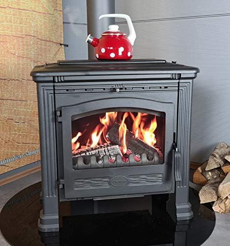 Чавунна дров'яна піч тривалого горіння для опалення будинку, буржуйка Plamen TENA N  11 кВт