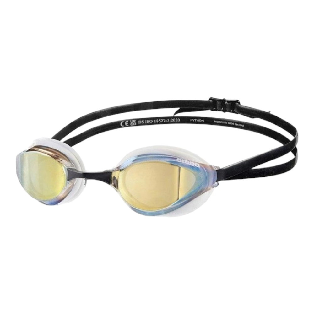 Окуляри для плавання Arena Python Mirror (1E763-119) Gold/White/Black