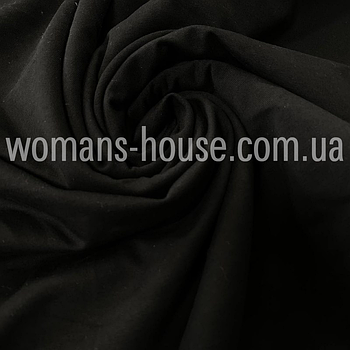 Трикотаж Віскоза стрейч однотон 180 см Туреччина 180 г/м2 Чорний