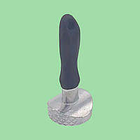 Кухонний молоток алюмінієвий для відбивання м'яса Пристосування для відбиття м'яса з гумовою ручкою L 17 D 7 cm VarioMarket