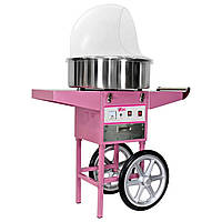 Аппарат для сладкой ваты с тележкой и куполом ZUVER CandyTop Германия
