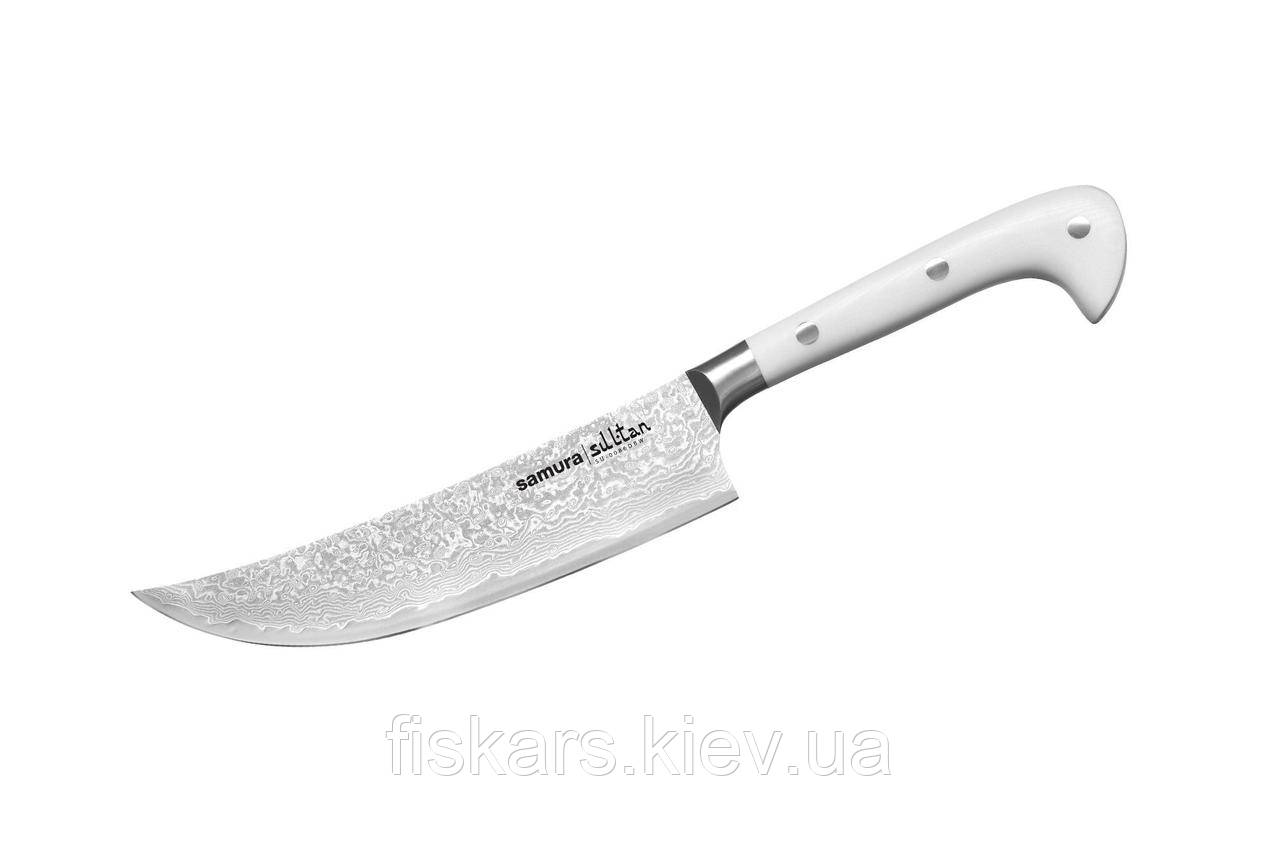 Ніж кухонний пчак Samura Sultan 159 мм White (SU-0086DBW)