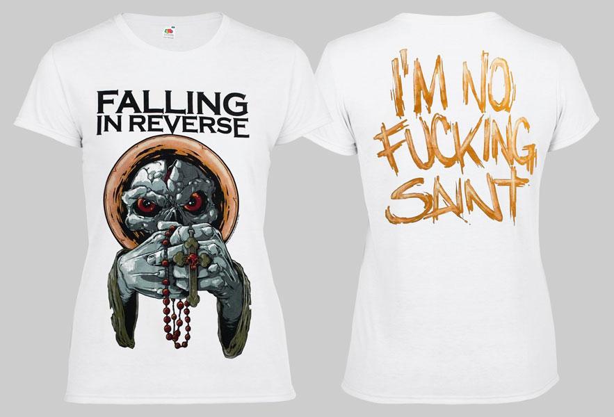 Футболка жіноча FALLING IN REVERSE біла