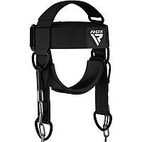 Тяга для шиї RDX H2 Neck Harness Black Plus WAN-H2B+ SP