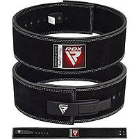 Пояс для важкої атлетики RDX 4 Pro Liver Buckle шкіряний Black Plus XL WBL-4LB-XL+ SP