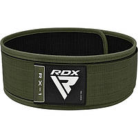 Пояс для важкої атлетики RDX RX1 Weight Lifting Belt Army Green M WBS-RX1AG-M SP