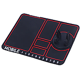 Протиковзкий килимок в авто Silicone Car Phone Holder Органайзер для мобільного телефону липкий тримач, фото 6