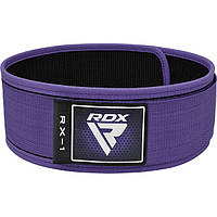 Пояс для важкої атлетики RDX RX1 Weight Lifting Belt Purple S WBS-RX1PR-S SP