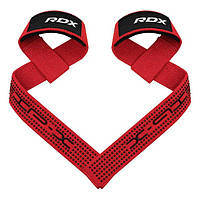 Лямки для тяги RDX S4 Gym Cotton Gel Straps Red Plus WAC-S4R+ SP