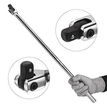 Вороток з шарніром 1/2", 600 мм, INTERTOOL ET-1035