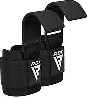 Гаки для тяги на зап'ястя RDX W5 Gym Hook Strap Black Plus WAN-W5B+ SP